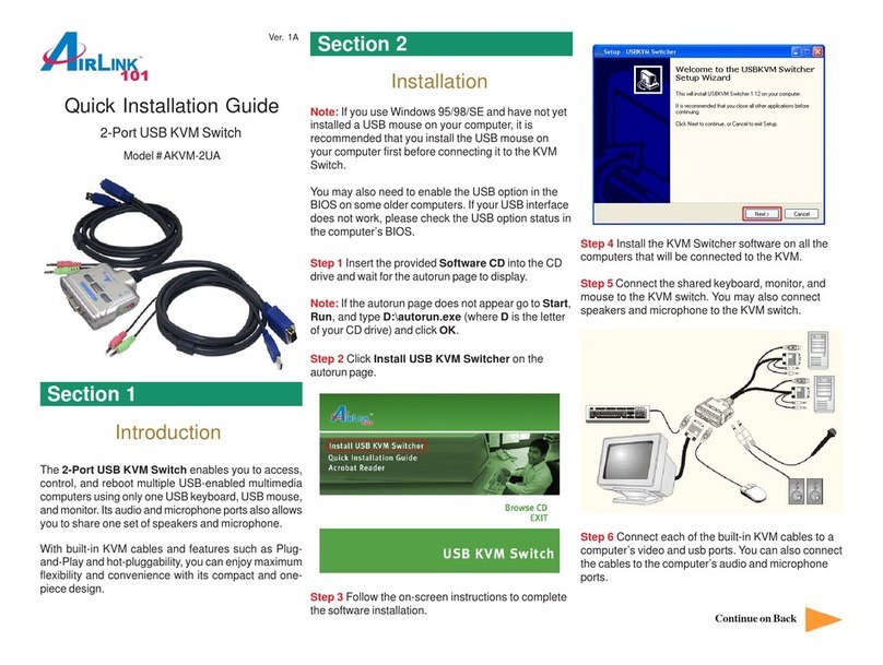 Airlink101 AKVM-2UA User manual