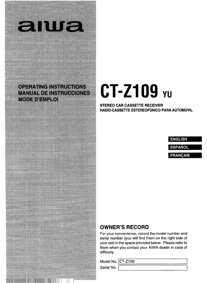 Aiwa CT-ZI09 User manual