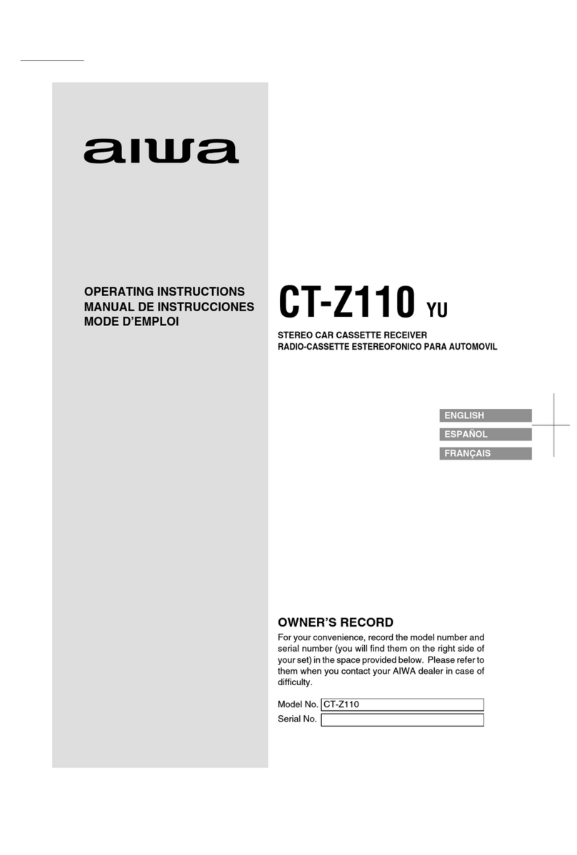 Aiwa CT-Z110 User manual