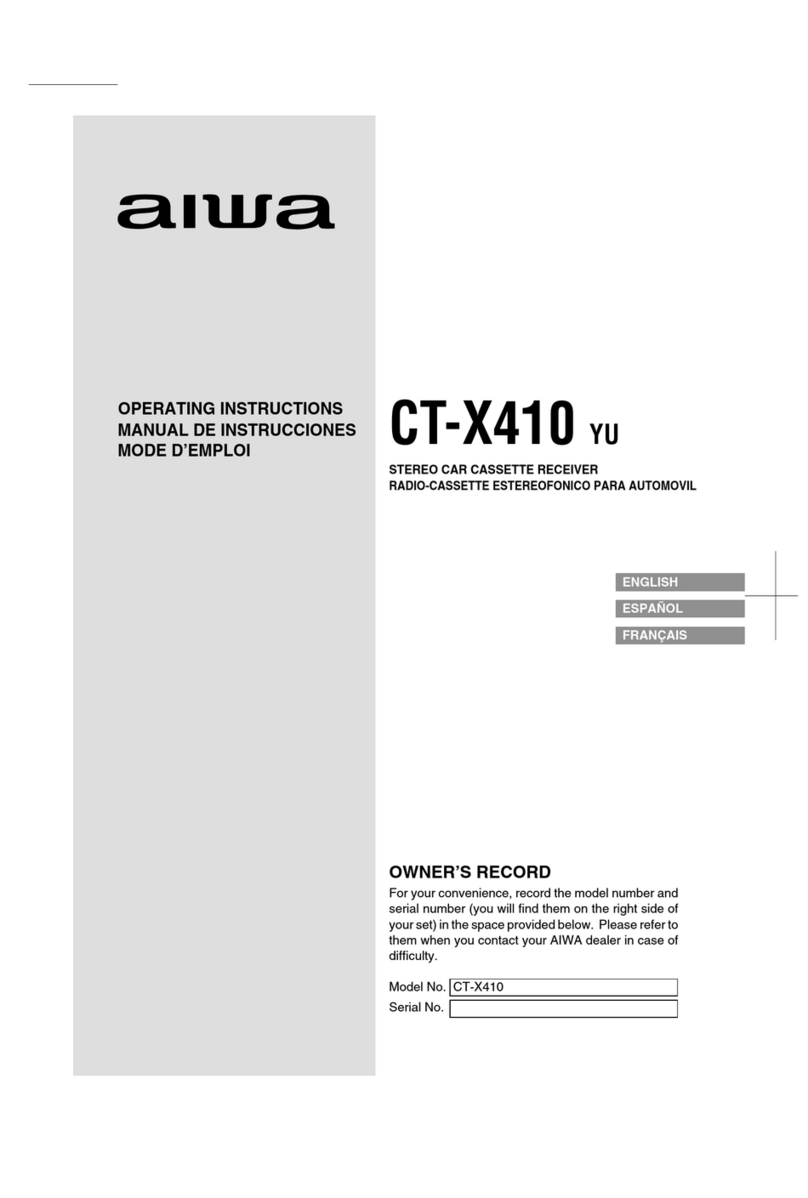 Aiwa CT-X410 YU User manual