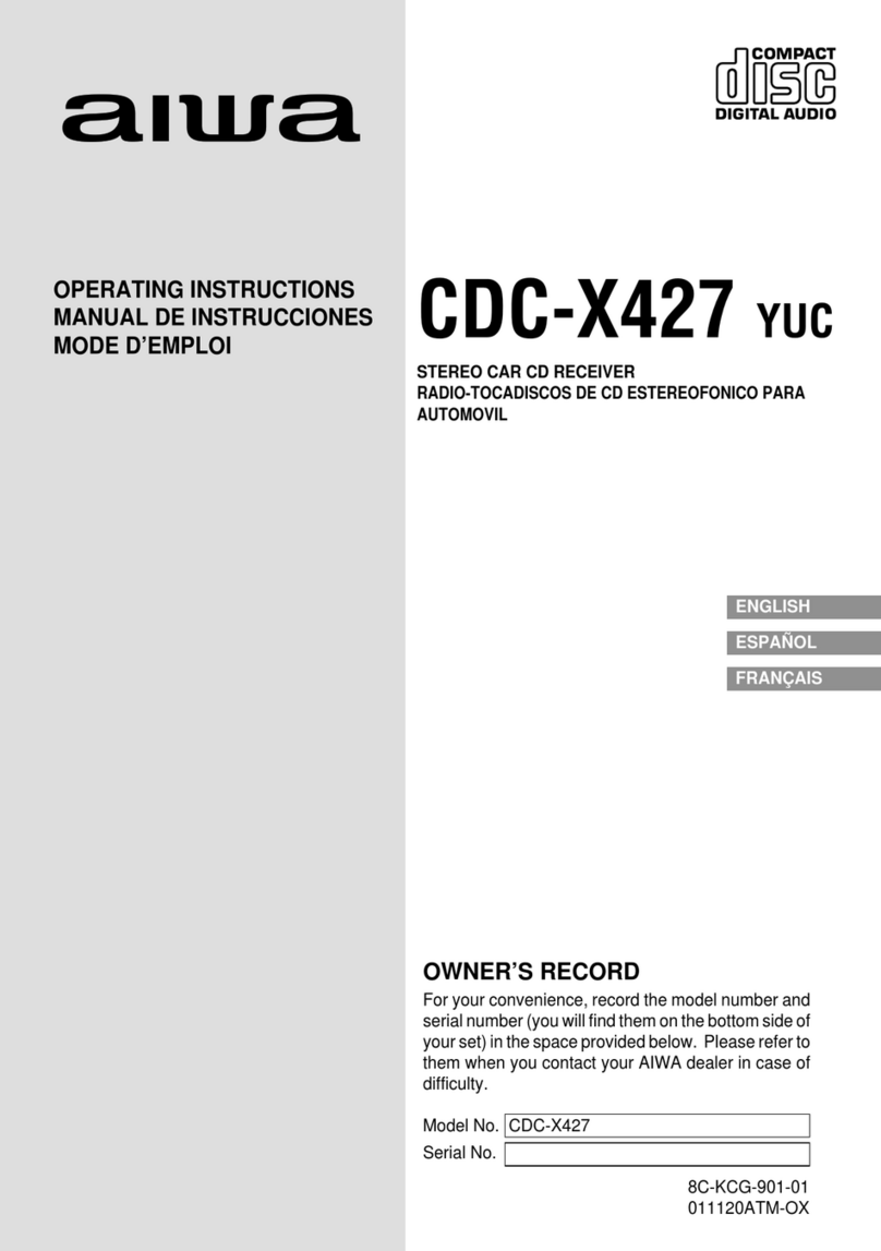Aiwa CDC-X427 User manual