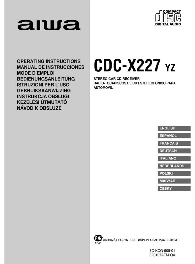 Aiwa CDC-X227 YZ operating instructions