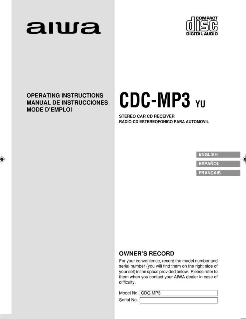 Aiwa CDC-MP3 YU operating instructions