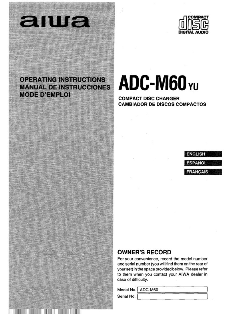 Aiwa ADC-M60 User manual