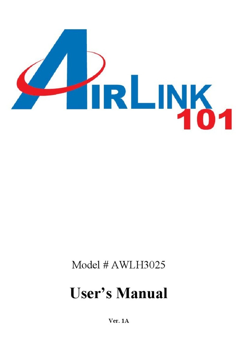 Airlink101 AWLH3025 user manual