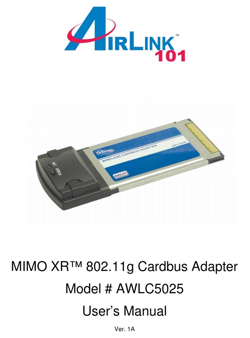 Airlink101 AWLC5025 User manual Airlink101 AWLC5025 User manual