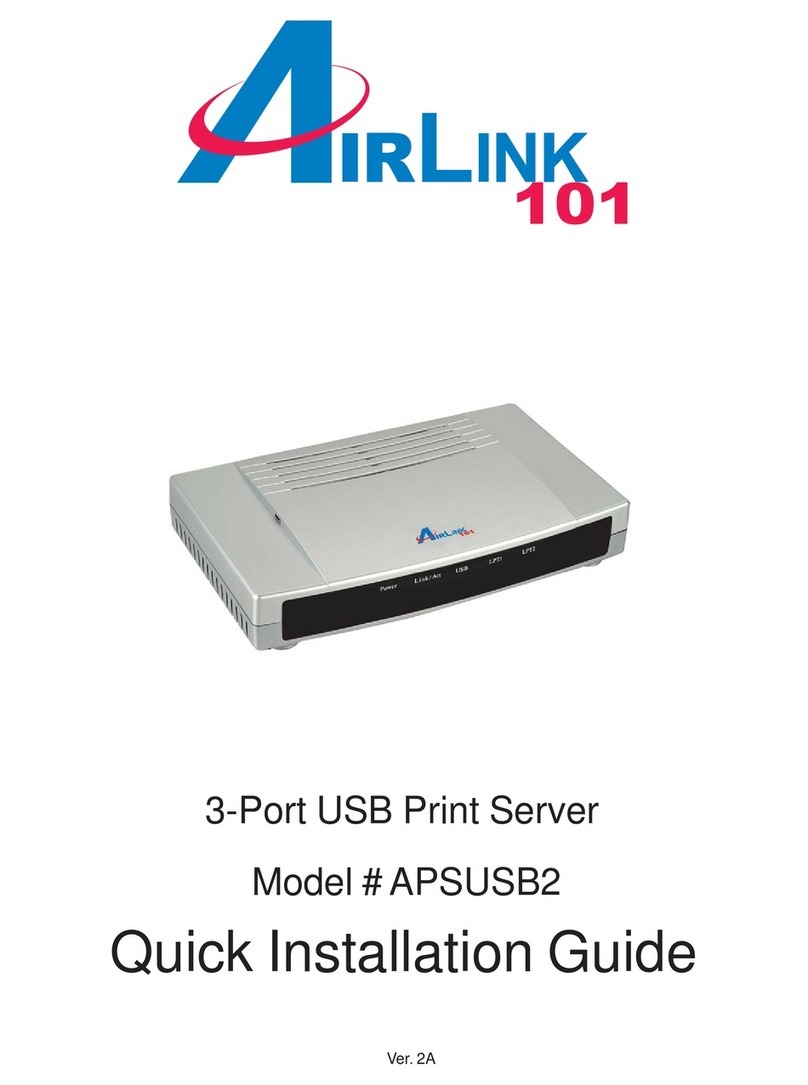 Airlink101 APSUSB2 User manual