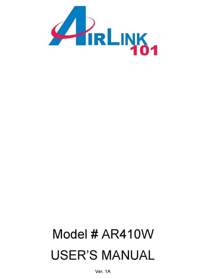 Airlink101 AR410W User manual