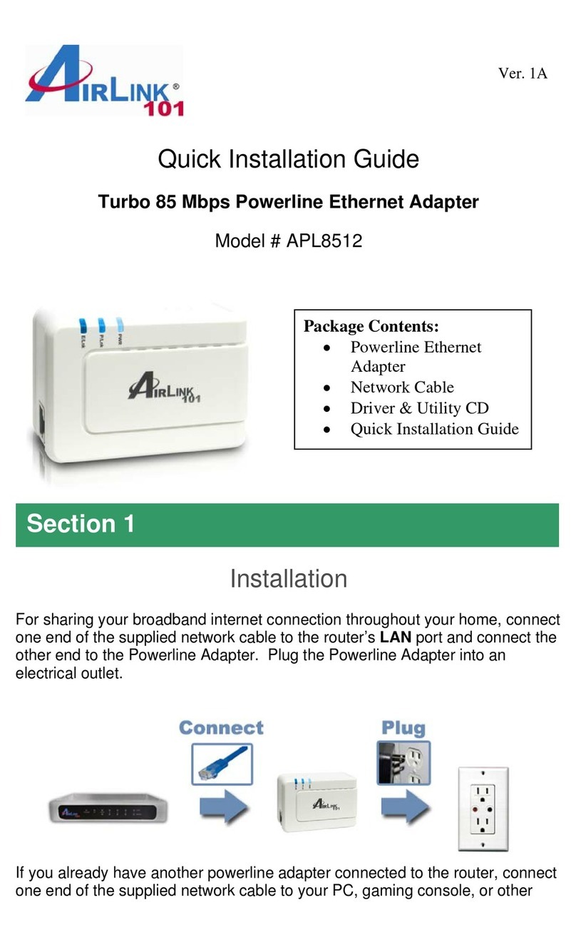Airlink101 APL8512 User manual