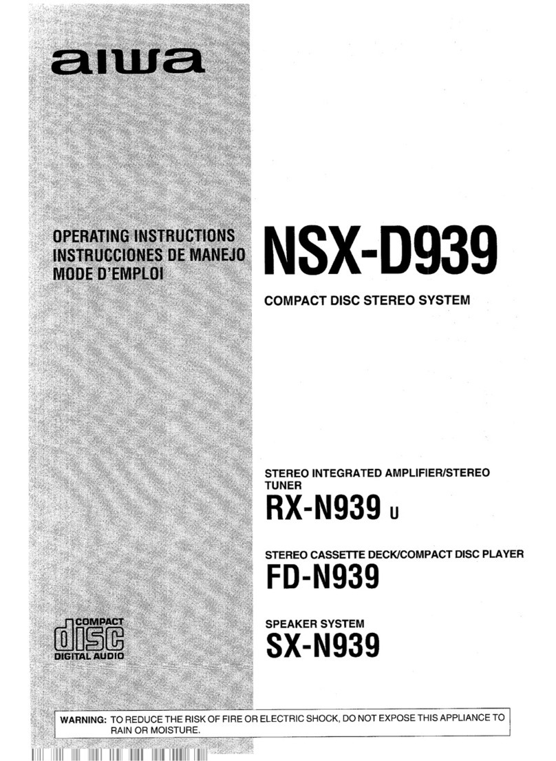 Aiwa FD-N939 User manual