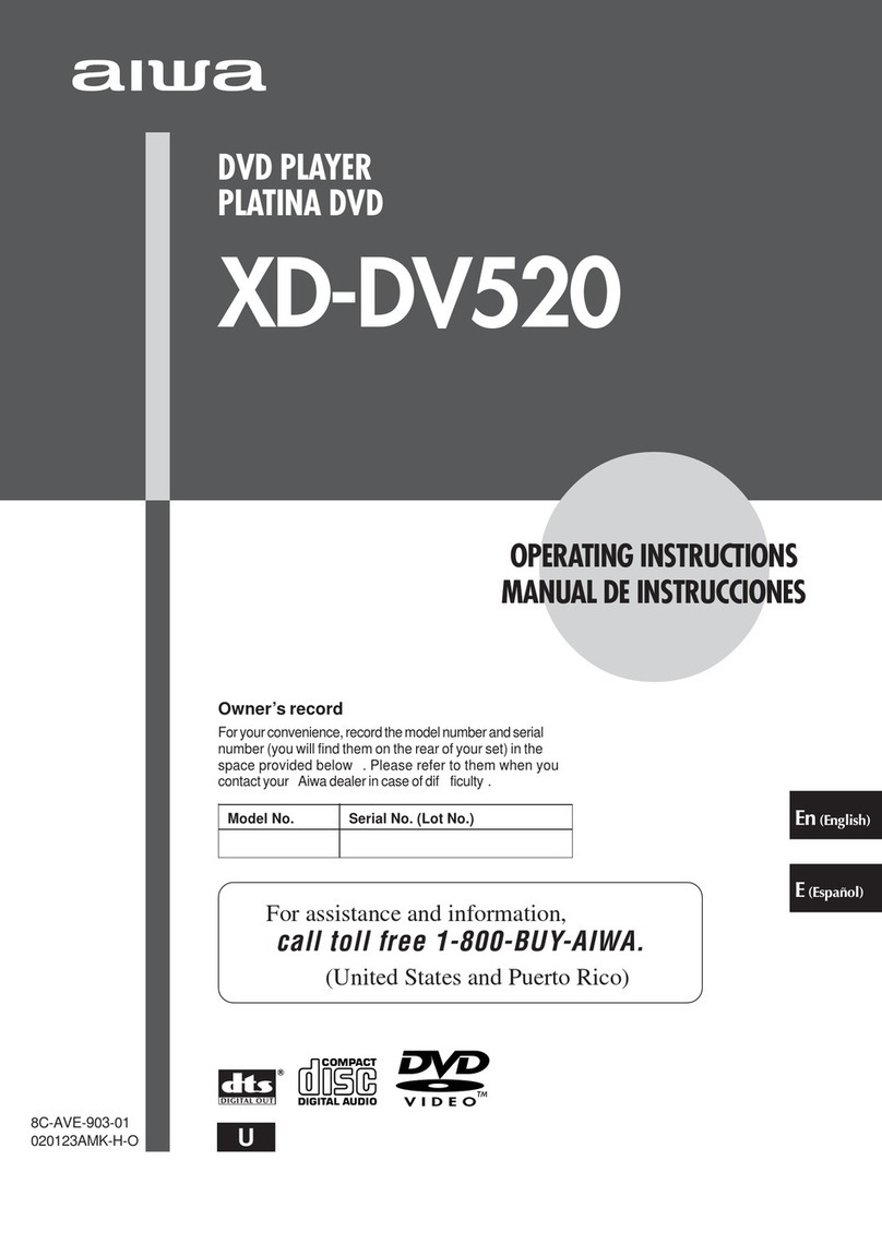 Aiwa XD-DV520 User manual