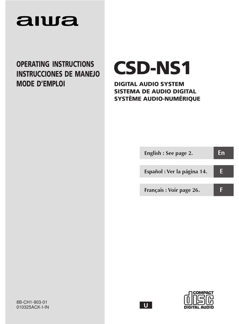 Aiwa CSD-NS1 User manual