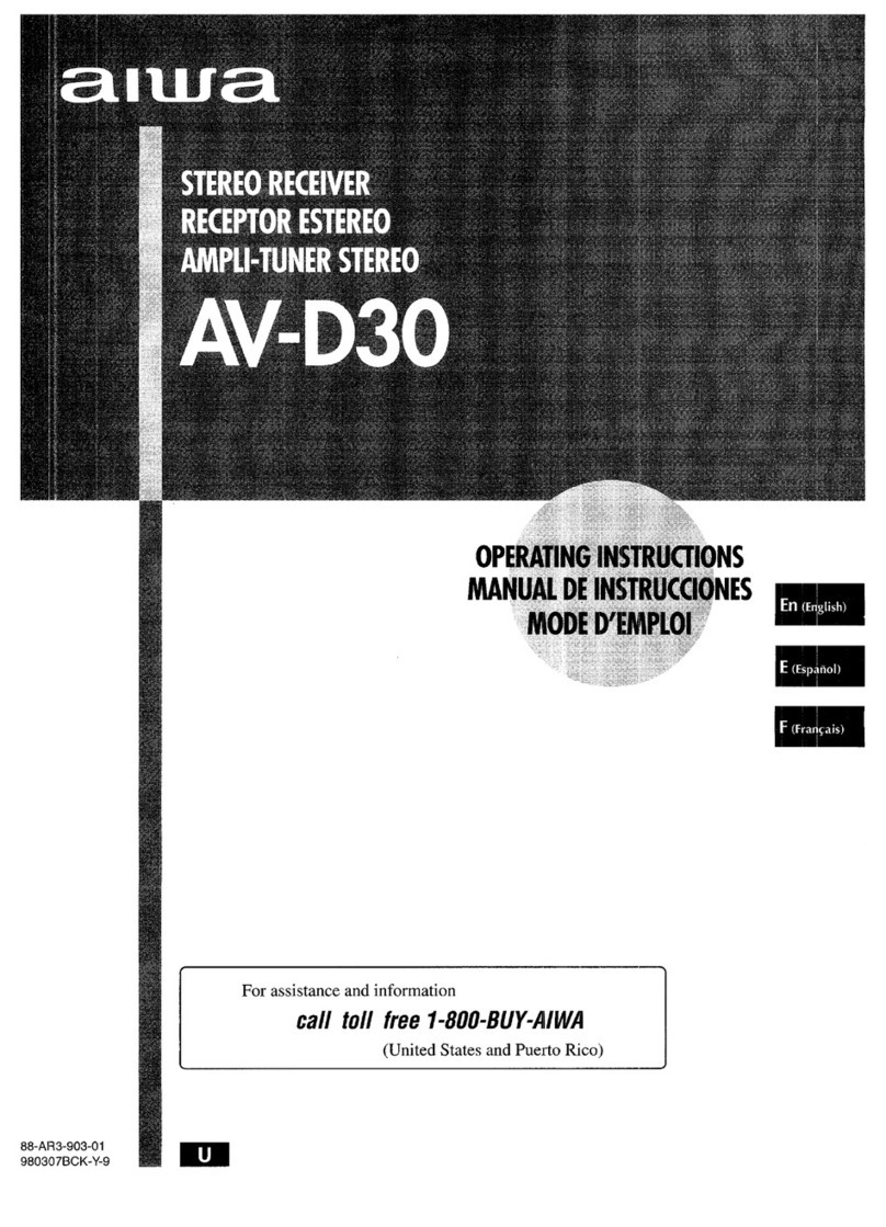 Aiwa AV-D30 User manual