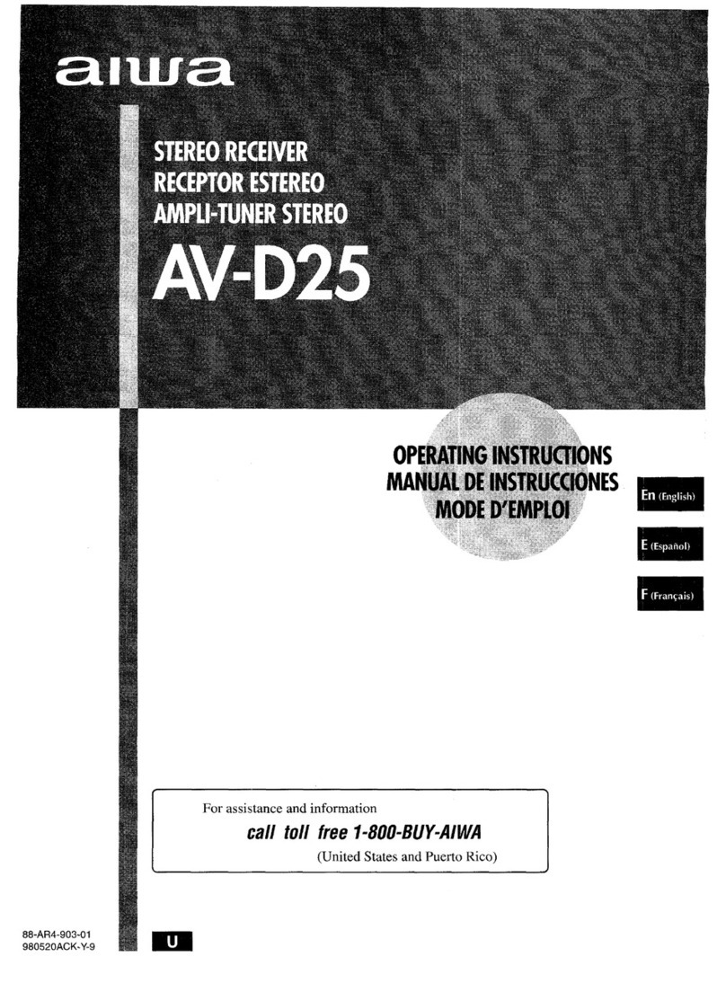 Aiwa AV-D25 User manual