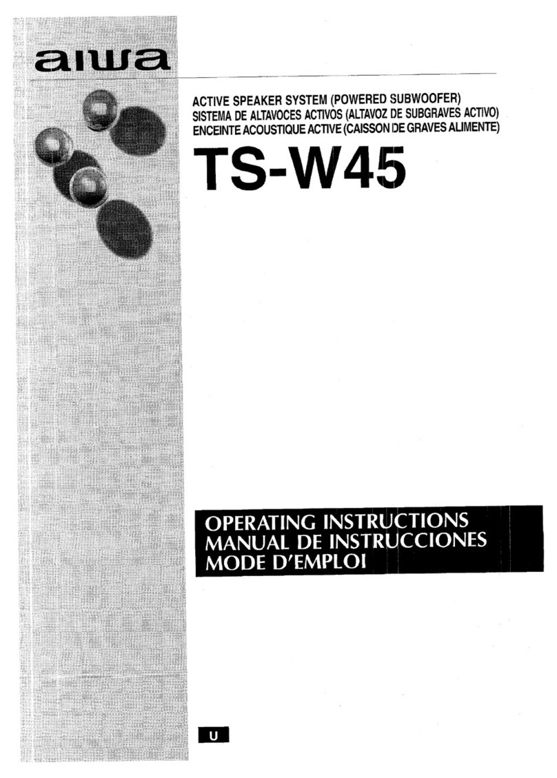 Aiwa TS-W45 User manual