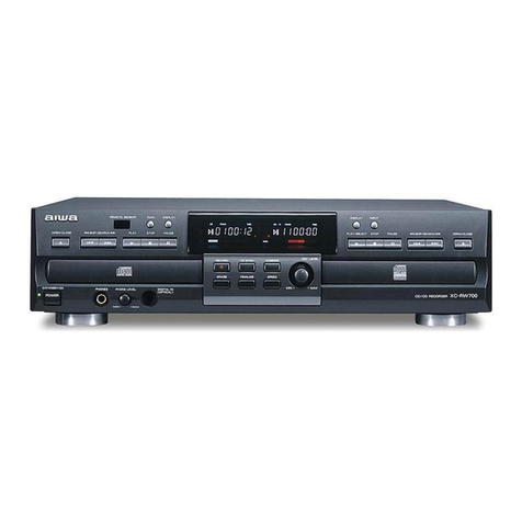 Aiwa XC-RW700 operating instructions