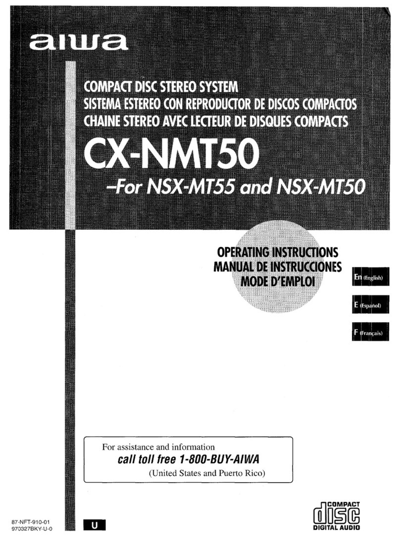 Aiwa CX-NMT50 User manual
