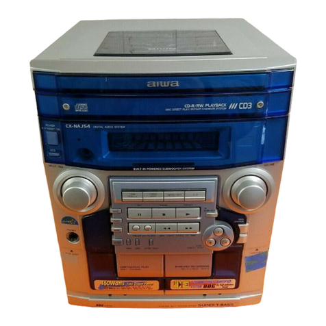 Aiwa CX-NAJ54 operating instructions