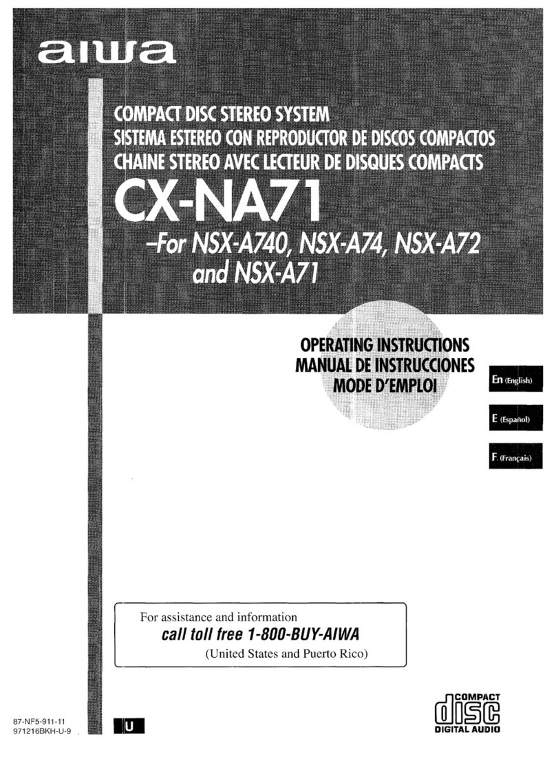 Aiwa CX-NA71 User manual