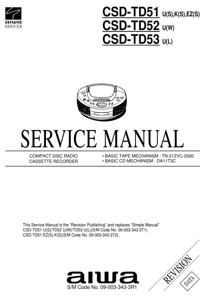 Aiwa CSD-TD51 User manual