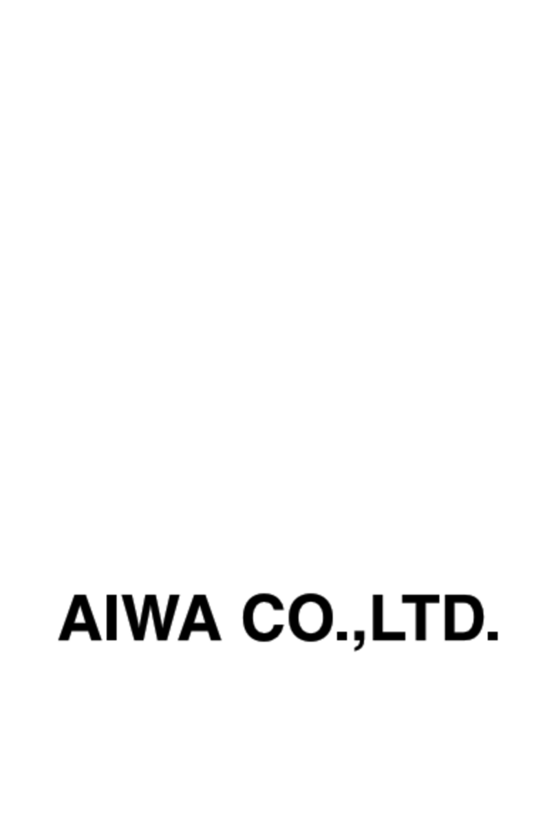 Aiwa CSD-TD20 User manual