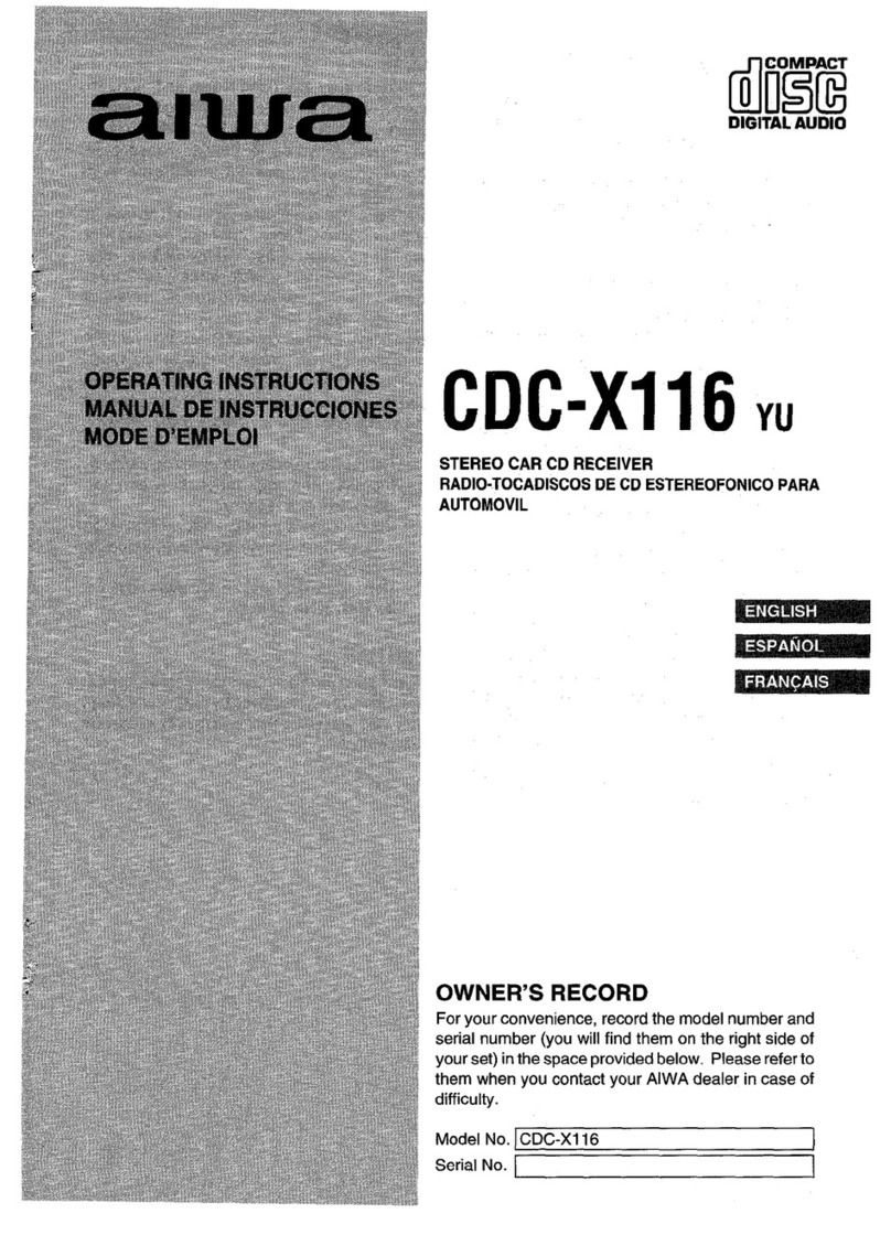 Aiwa CDC-X116 YU User manual