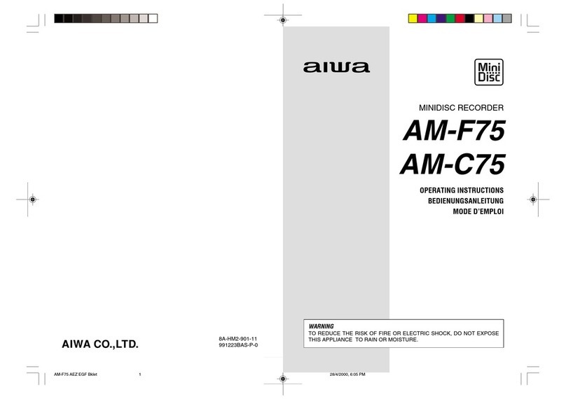 Aiwa AM-C75 User manual