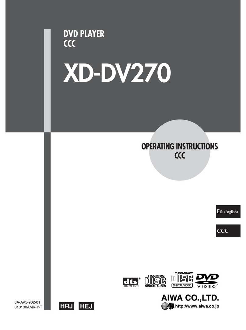 Aiwa XD-DV270 User manual