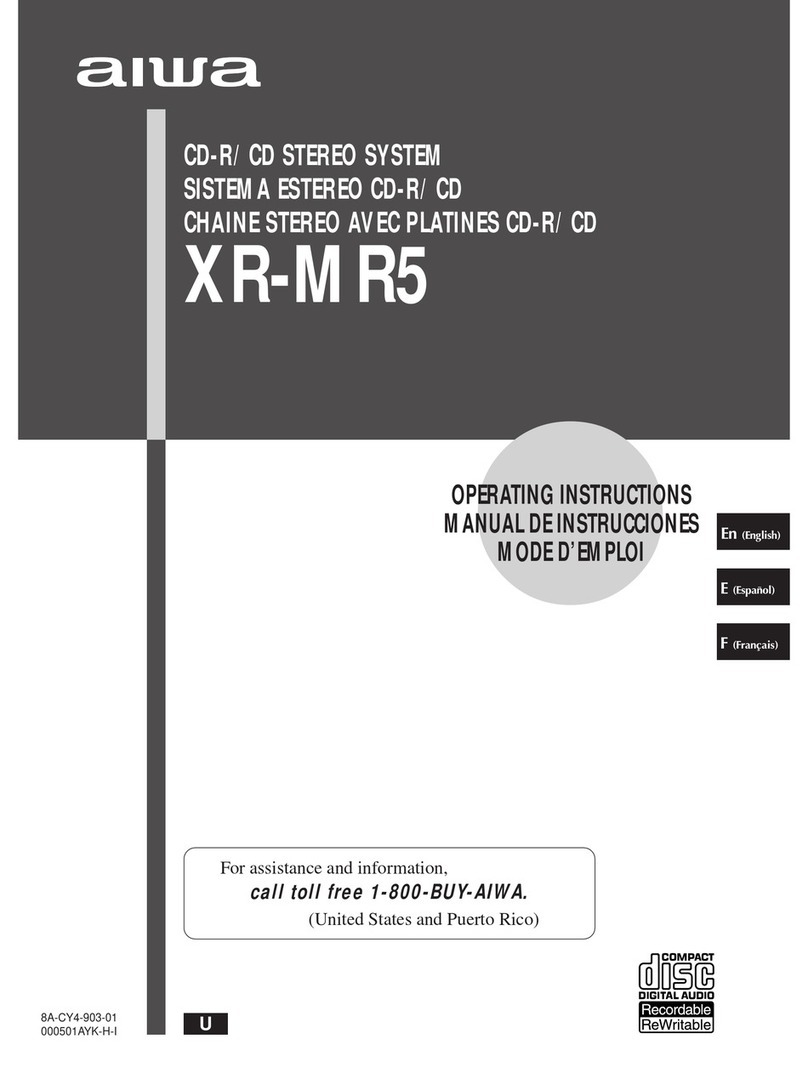 Aiwa XR-MR5 User manual