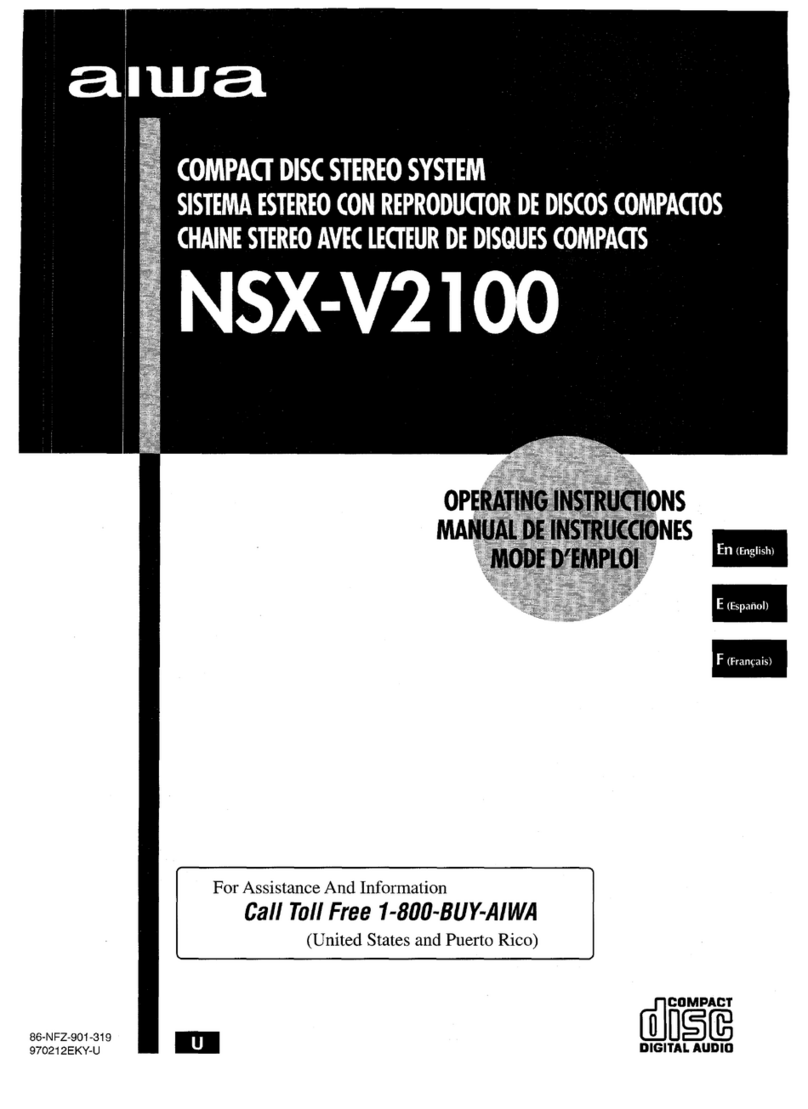Aiwa NSX-V2100 User manual