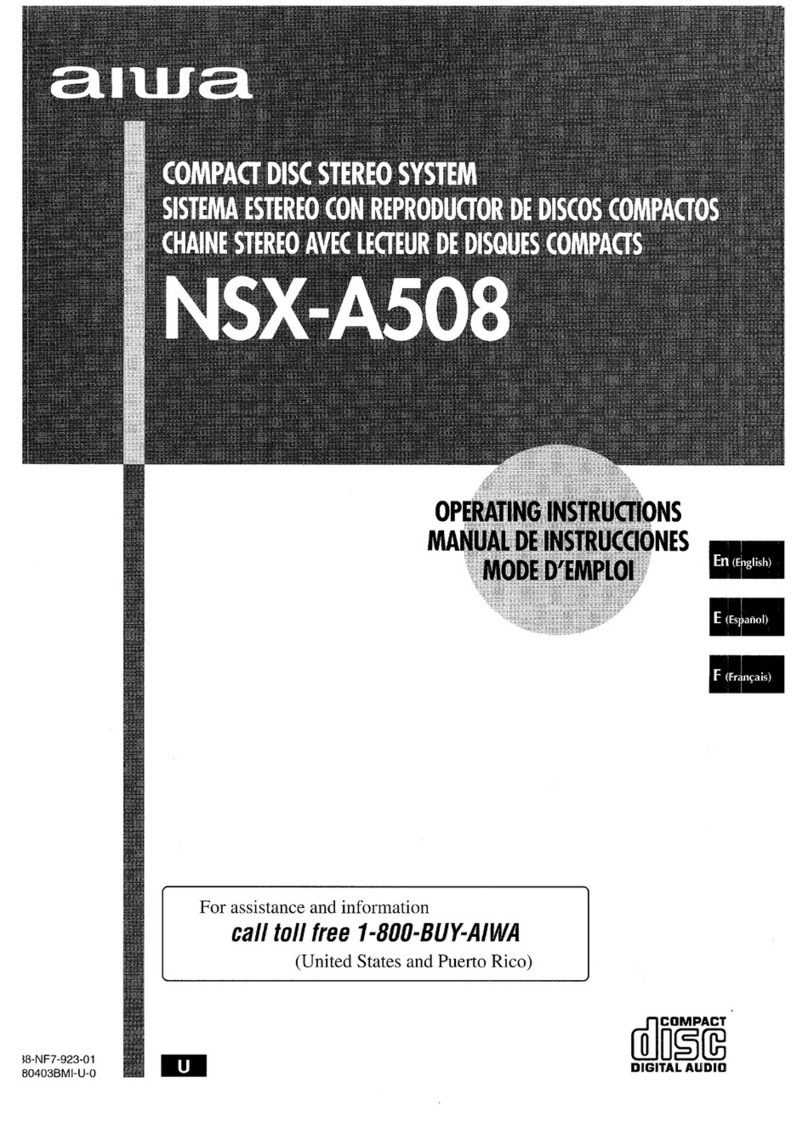 Aiwa NSX-A508 operating instructions
