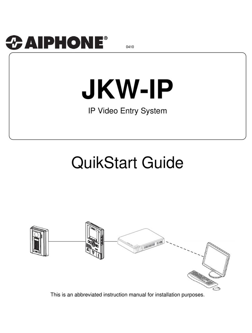 Aiphone JKW-IP User manual
