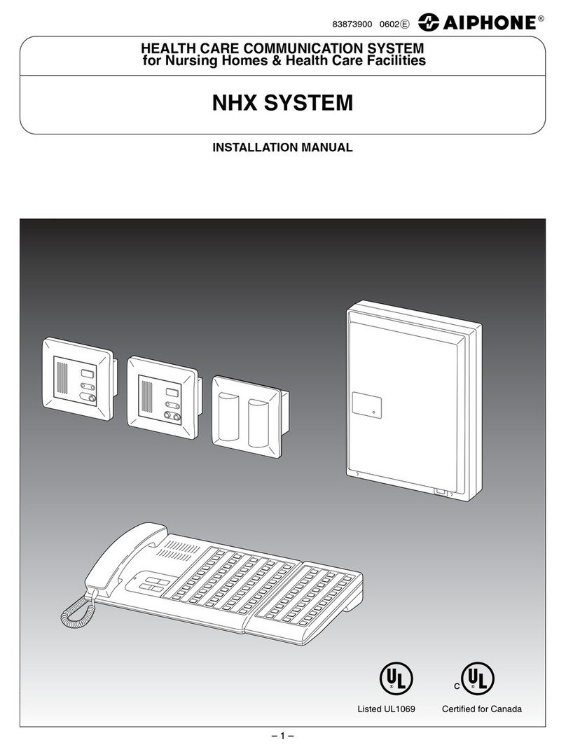 Aiphone 83873900 0602 E User manual