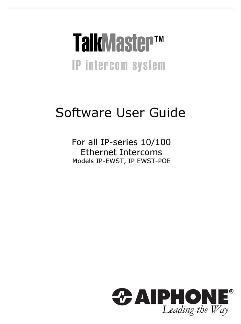 Aiphone TALKMASTER IP EWST-POE Safety guide