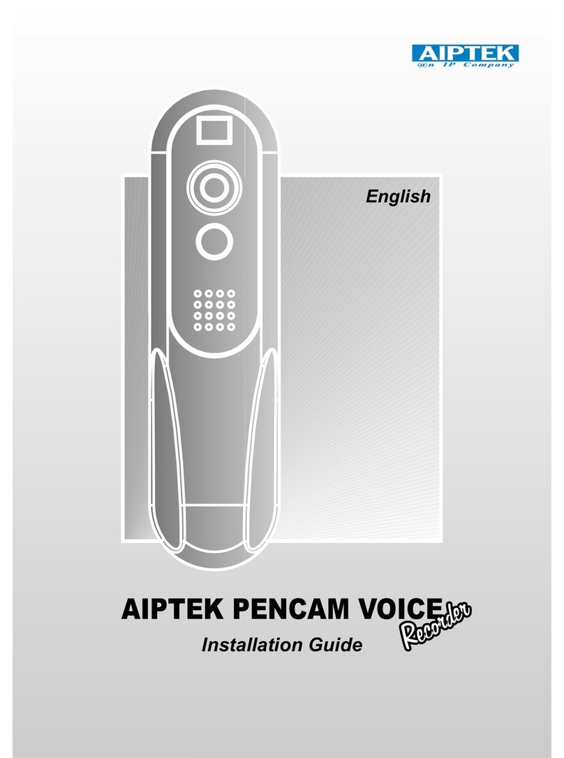AIPTEK PENCAM VOICE User manual AIPTEK PENCAM VOICE User manual