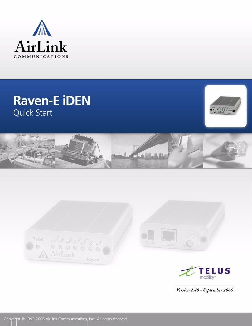 AirLink Communications Version 2.40 quick start