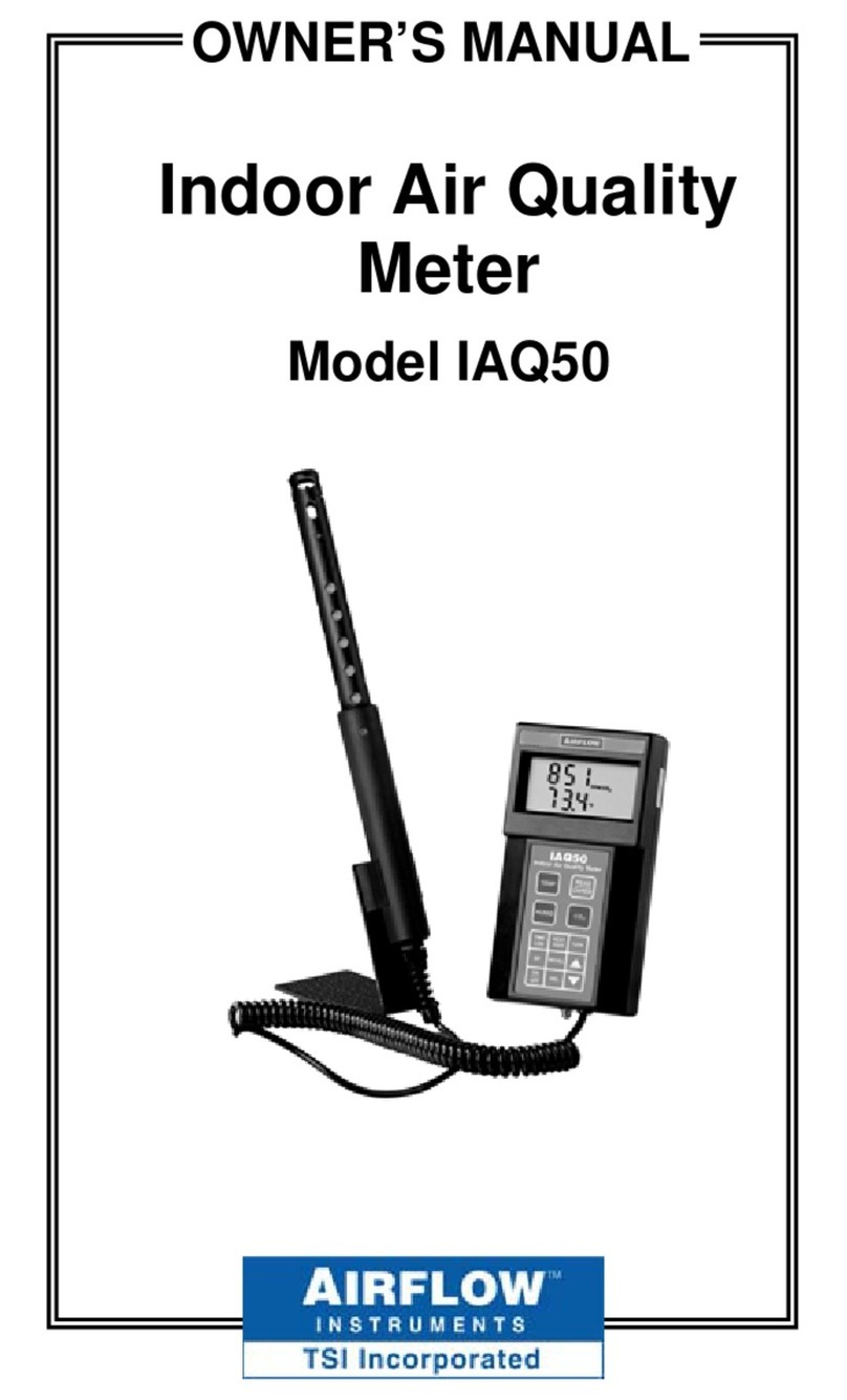 TSI Instruments IAQ50 User manual