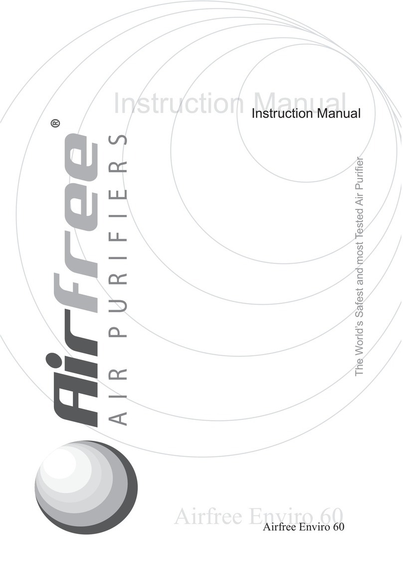 Air free Air Purifier 60 instruction manual Air free Air Purifier 60 instruction manual