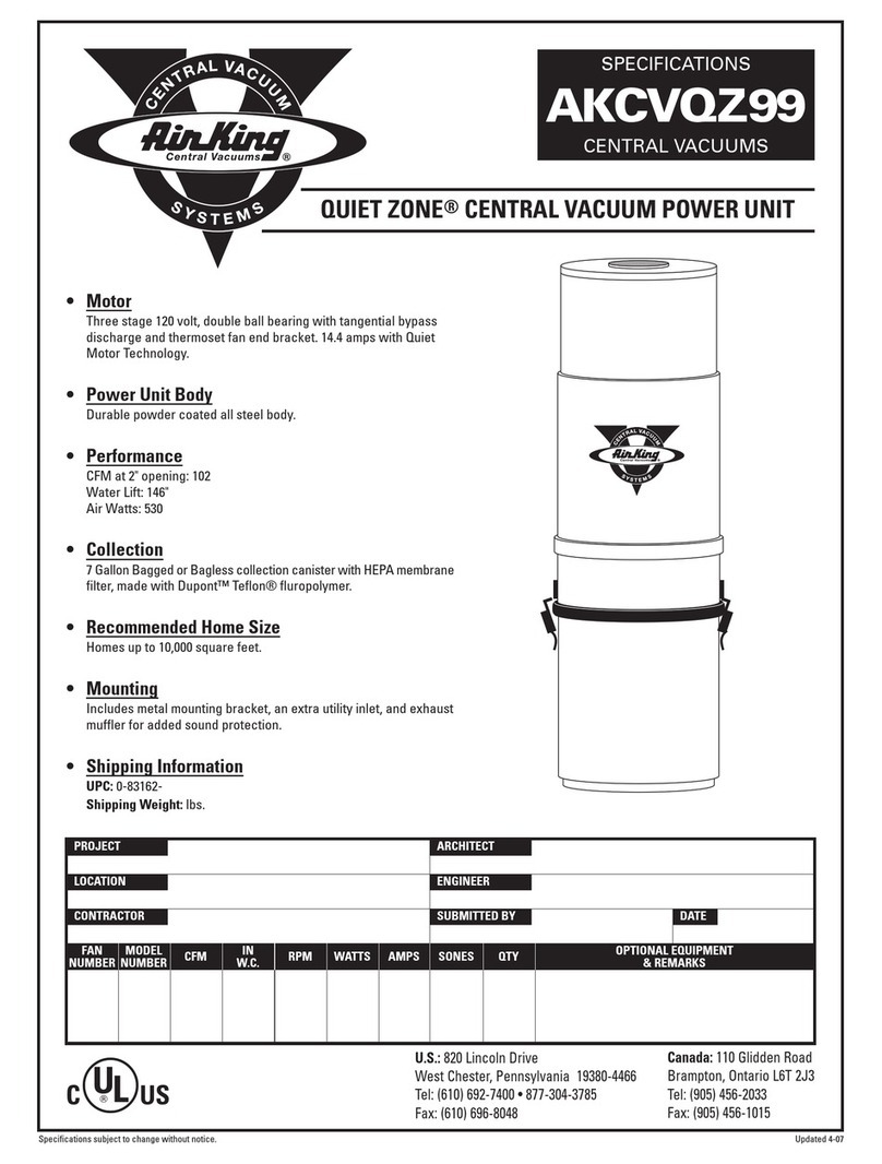Air King AKCVQZ99 User manual Air King AKCVQZ99 User manual