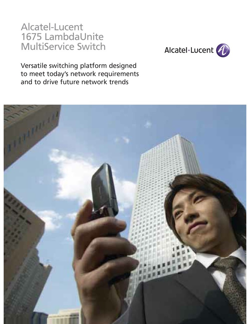 Alcatel-Lucent LambdaUnite 1675 User manual