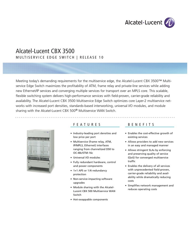Alcatel-Lucent CBX 3500 User manual