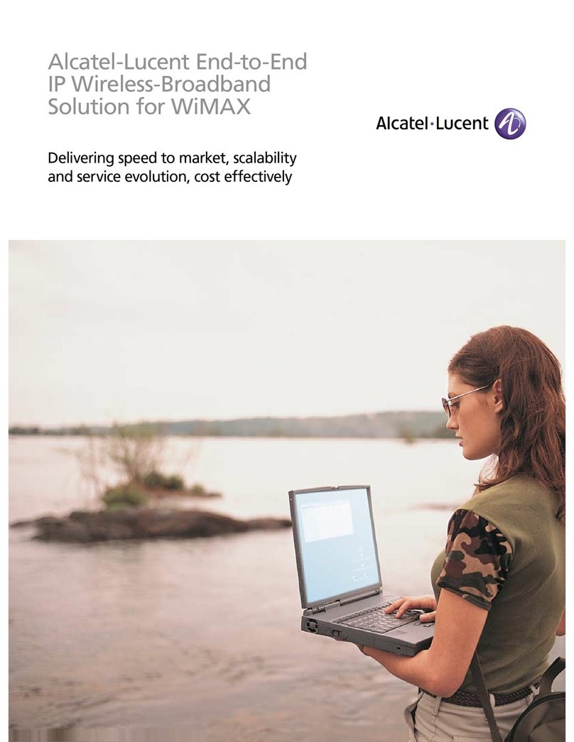 Alcatel-Lucent WiMAX User manual