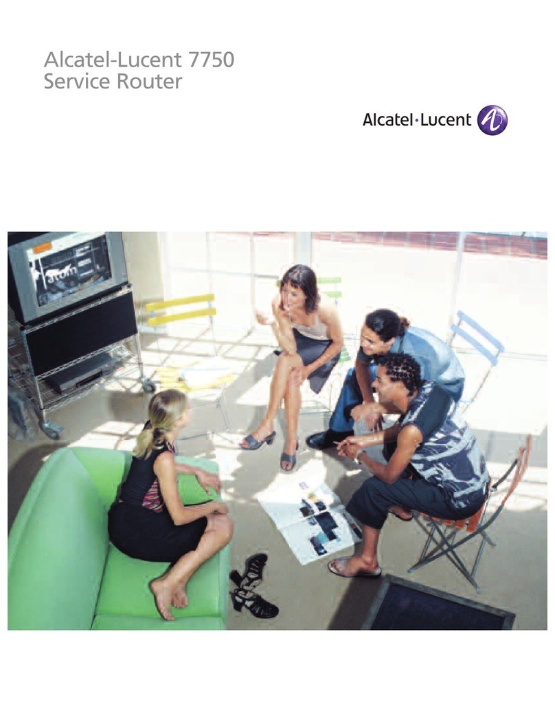 Alcatel-Lucent 7750 SR OS User manual