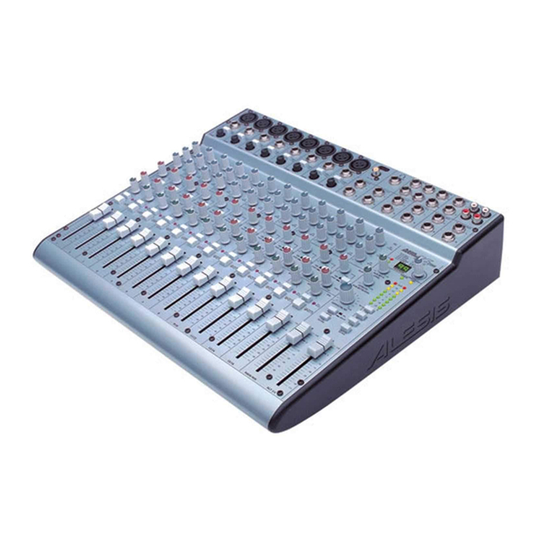 Alesis MULTIMIX 16 Reference manual