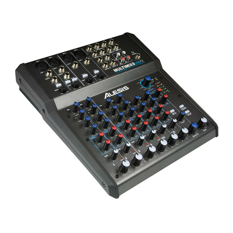 Alesis IMULTIMIX 8 Technical document