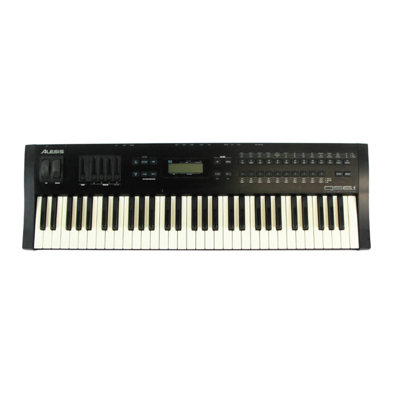 Alesis qs6.1 User manual