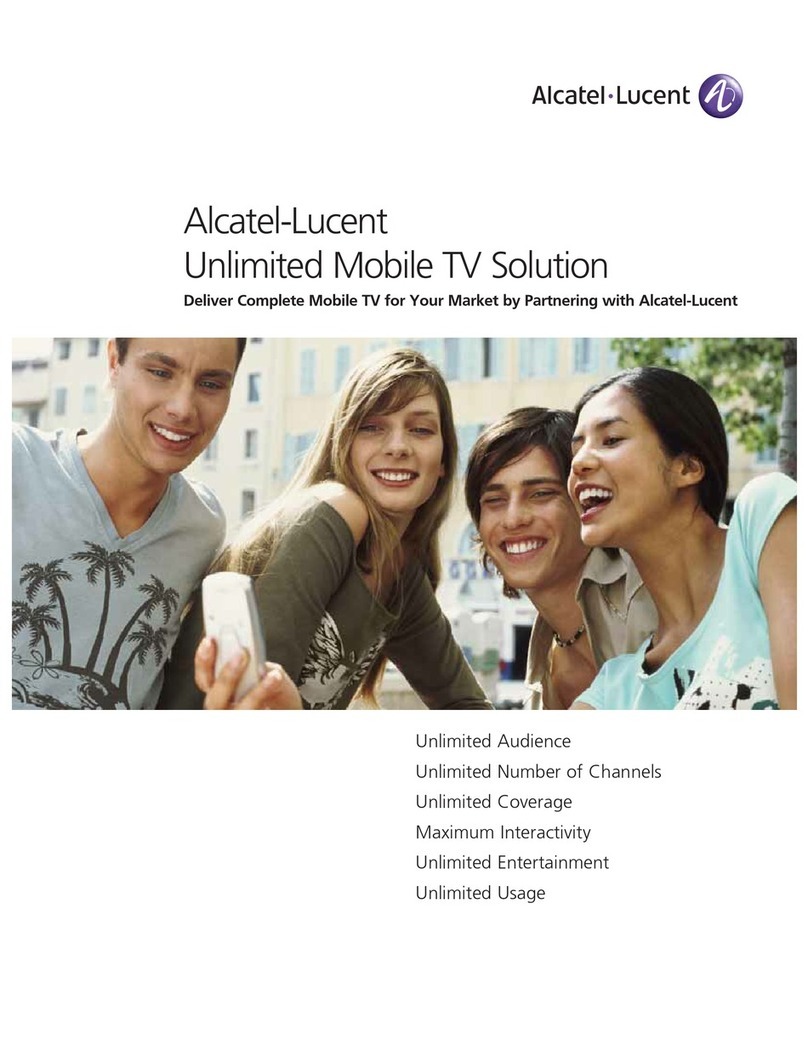 Alcatel-Lucent Mobile TV brochure
