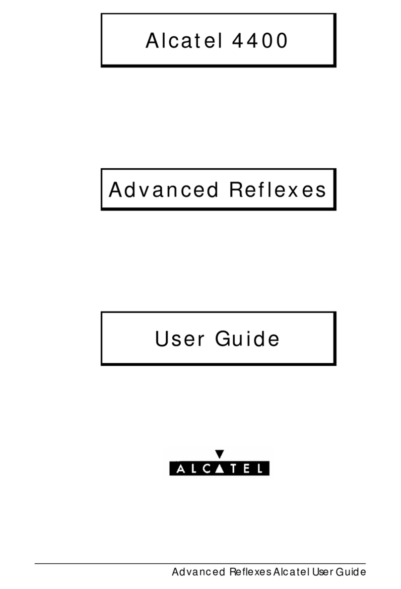Alcatel OmniPCX 4400 user guide Alcatel OmniPCX 4400 user guide