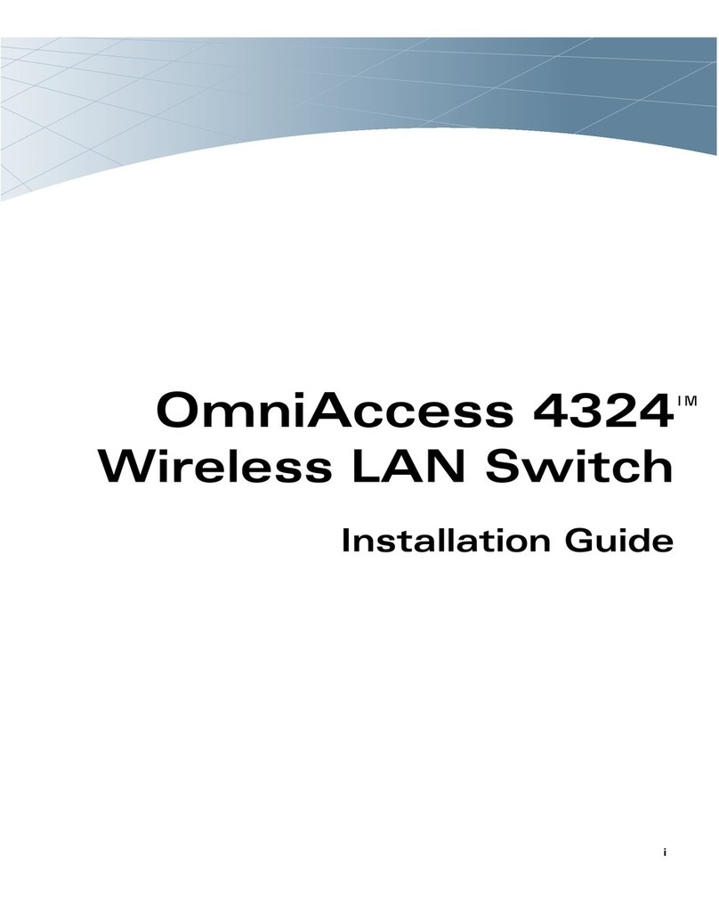 Alcatel Alcatel OmniAccess 4324 installation guide