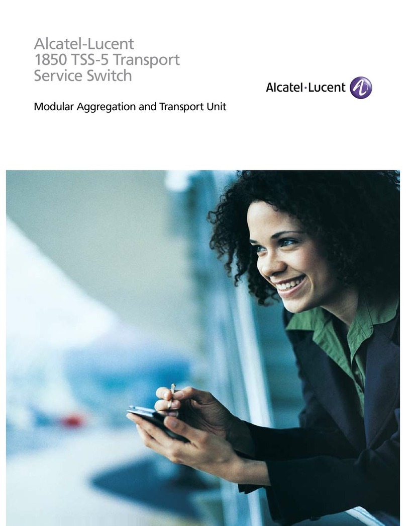 Alcatel-Lucent 1850 TSS-5 User manual